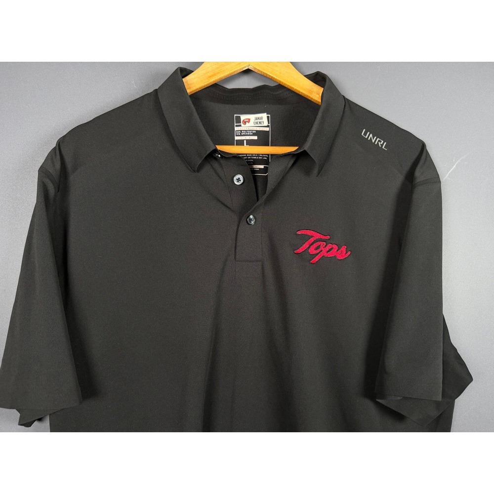 UNRL Jamar Cheney WKU Western Kentucky Tops Polo Shirt Black Mens Large